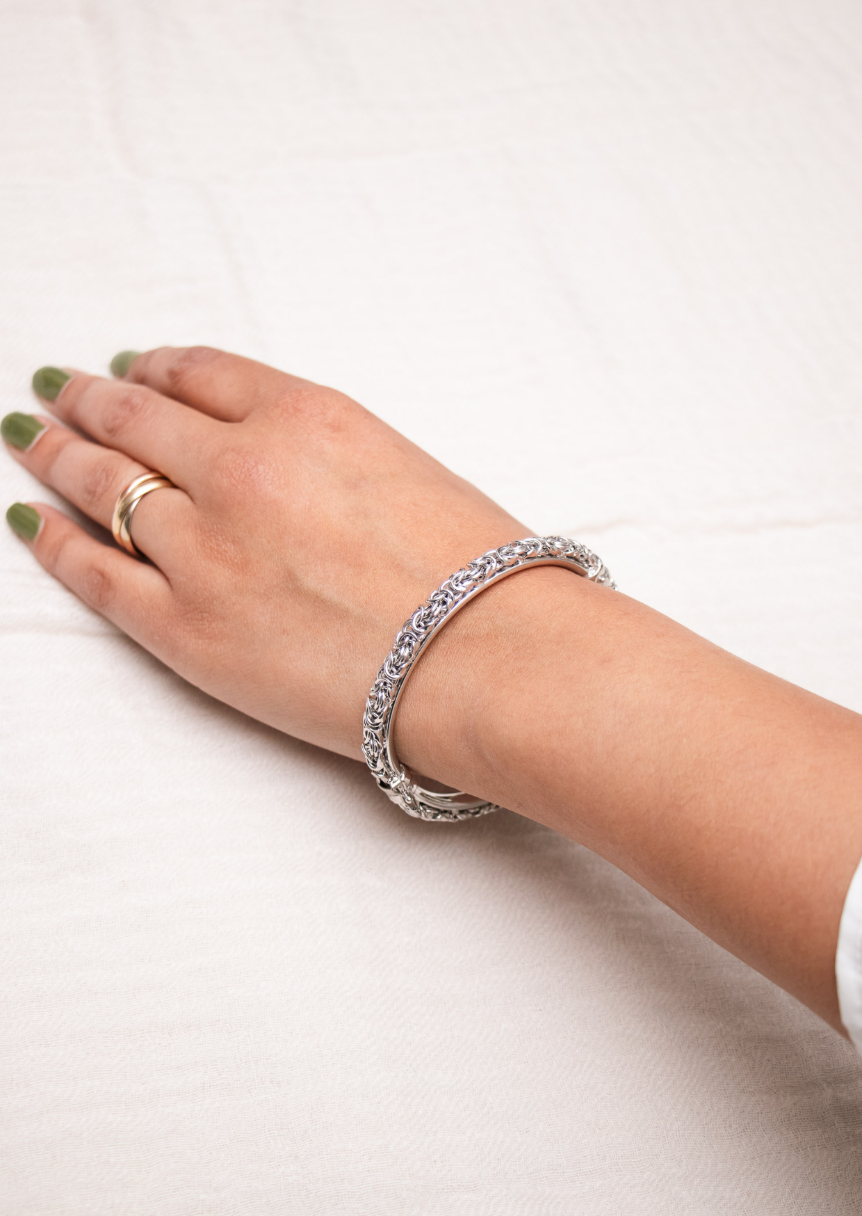 Sarah Lou BYZANTINE bracelet rhodium 