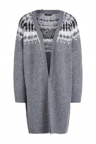 SET Fashion Knit coat - It grey white 