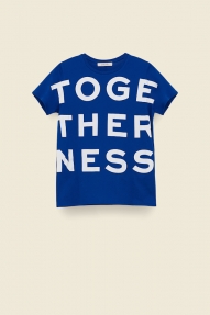 Dorothee Schumacher TOGETHERNESS o-neck blue white mix  
