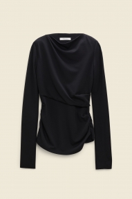 Dorothee Schumacher Emotional essence blouse top pure black 
