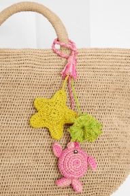 Ibeliv Bagcharm Pink fish 