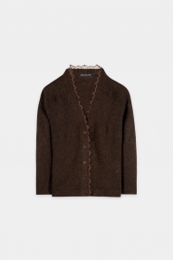 Luisa Cerano Cardigan Alpaca-mix Marone 