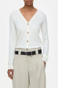 Closed V cardigan long sleeve ivory 