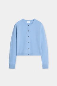 Closed Crew neck cardigan long sleeve Powder blue 