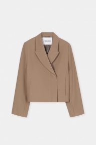 Closed Cropped blazer Hazel beige 