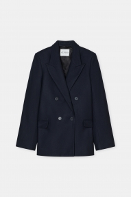 Closed Fitted doublebreasted blazer Dark night 