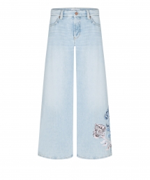Cambio Palazzo cropped Cross superbleached 