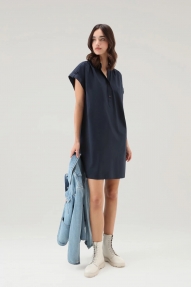 Woolrich Poplin medium dress melton blue 2 