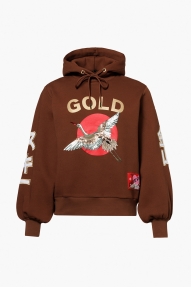 Goldbergh Tobu hooded sweater Deep mocha 