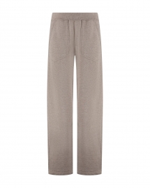 Deblon Jayden wide leg jogger Brown melange 