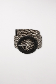 Luisa Cerano textilgurtel mit muster multi 
