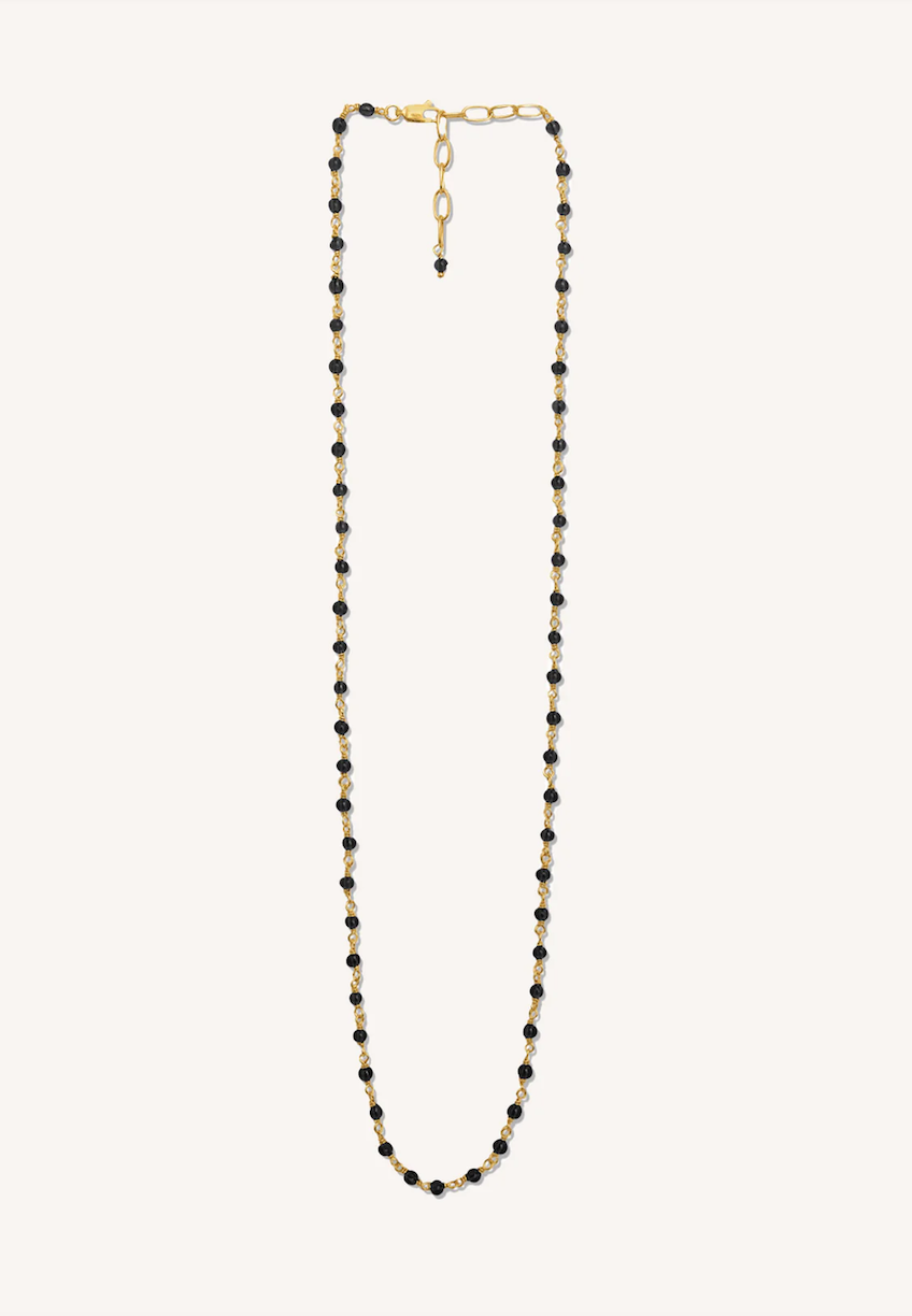 by-bar sterre necklace  black 
