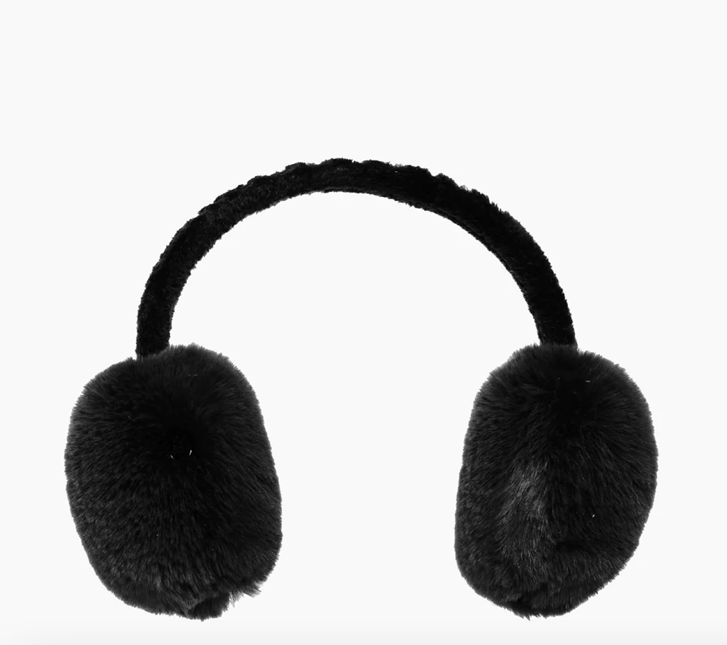 Goldbergh FLUFFY earwarmers faux fur black 