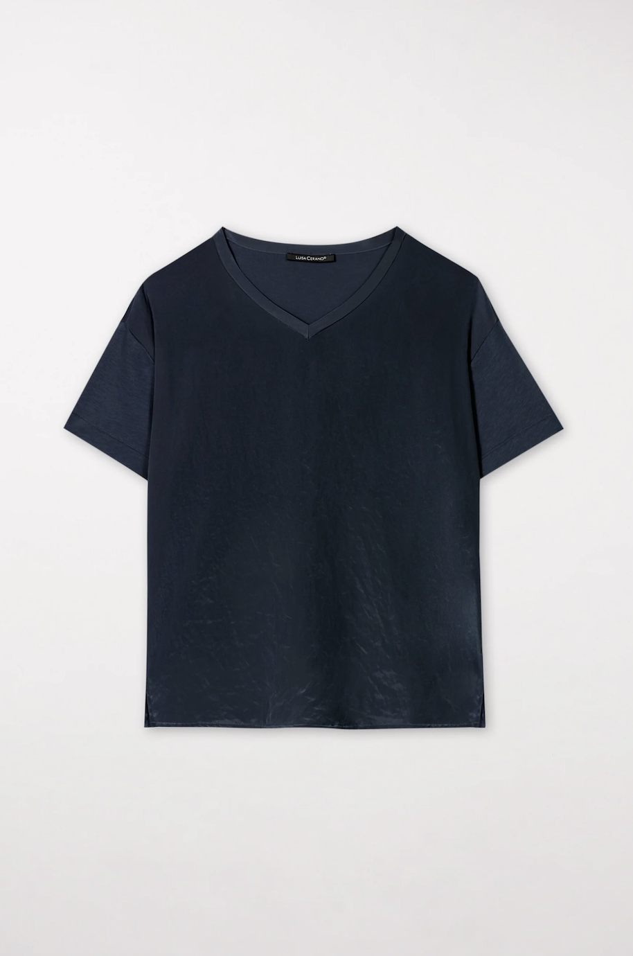 Luisa Cerano V-neck Shirt midnight blue 