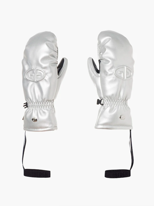 Goldbergh CHARMER mittens silver 