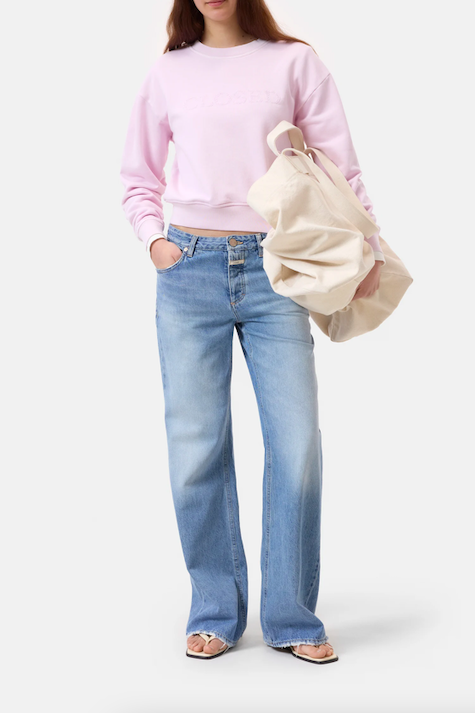 Closed Logo crewneck Milkshake pink