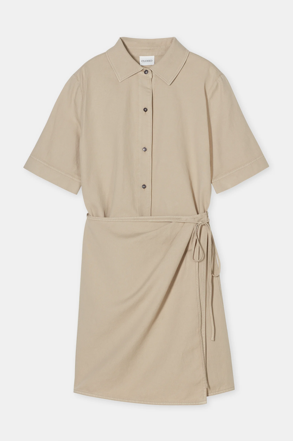 Closed Short wrap dress Soft beige 
