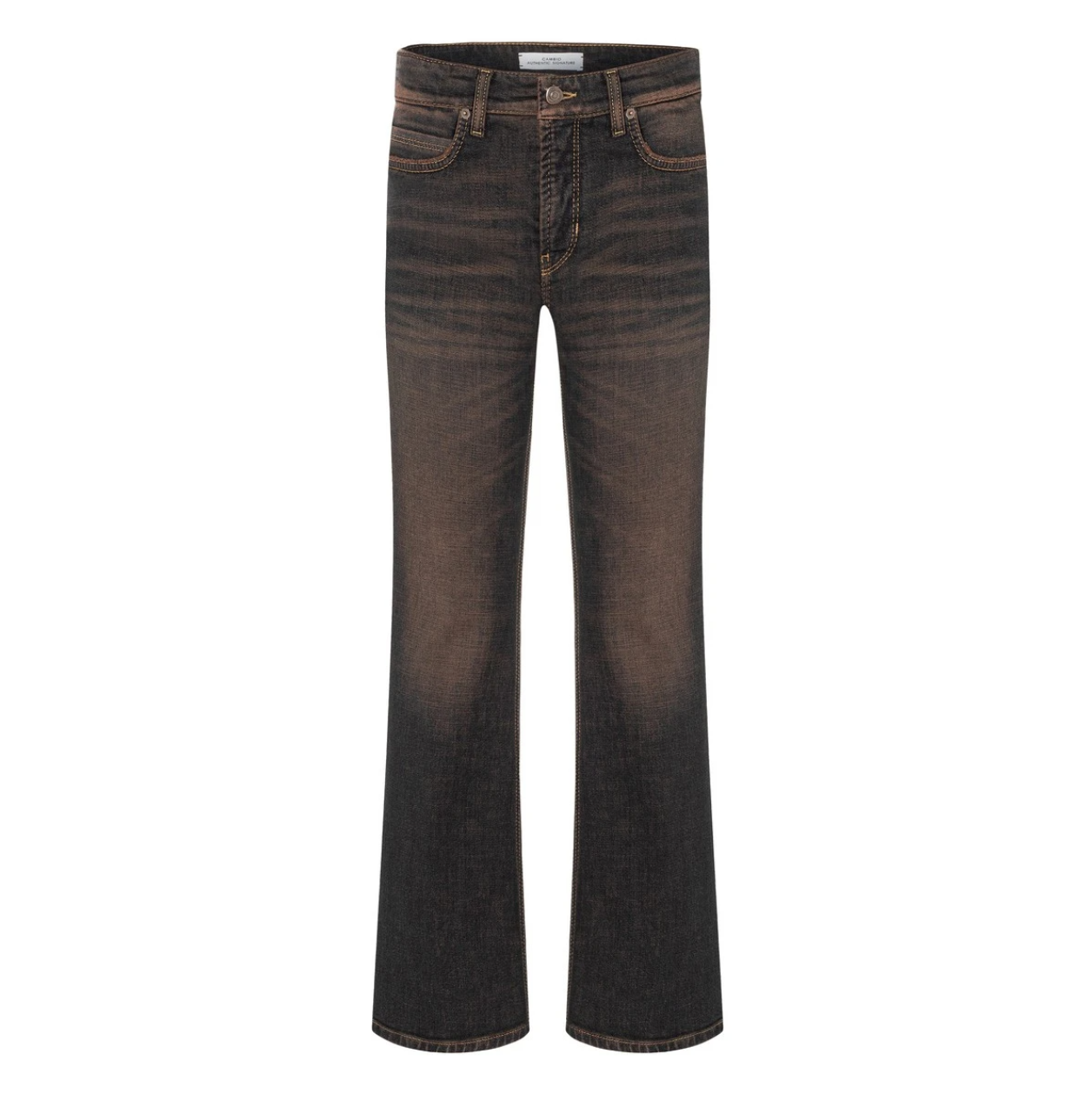 Cambio Paris flared Cross brown overdyed 