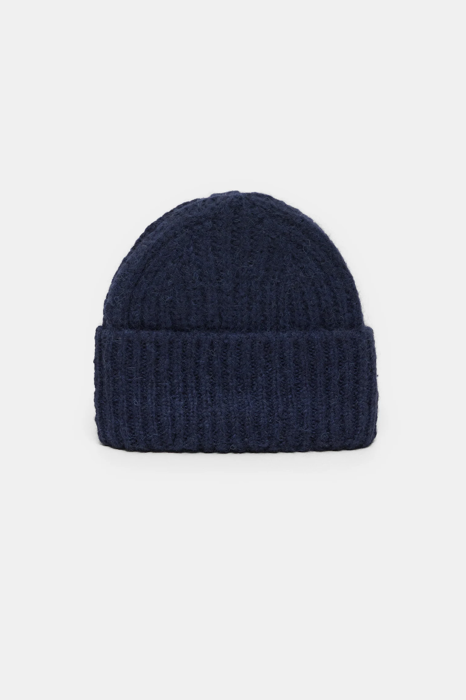 Closed Knitted hat dark night 