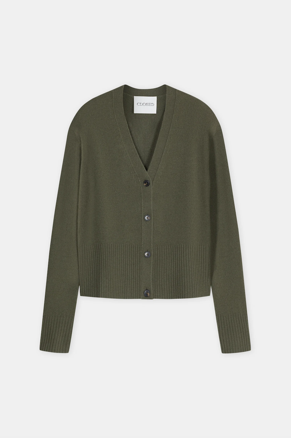 Closed V neck cardigan Forest green 