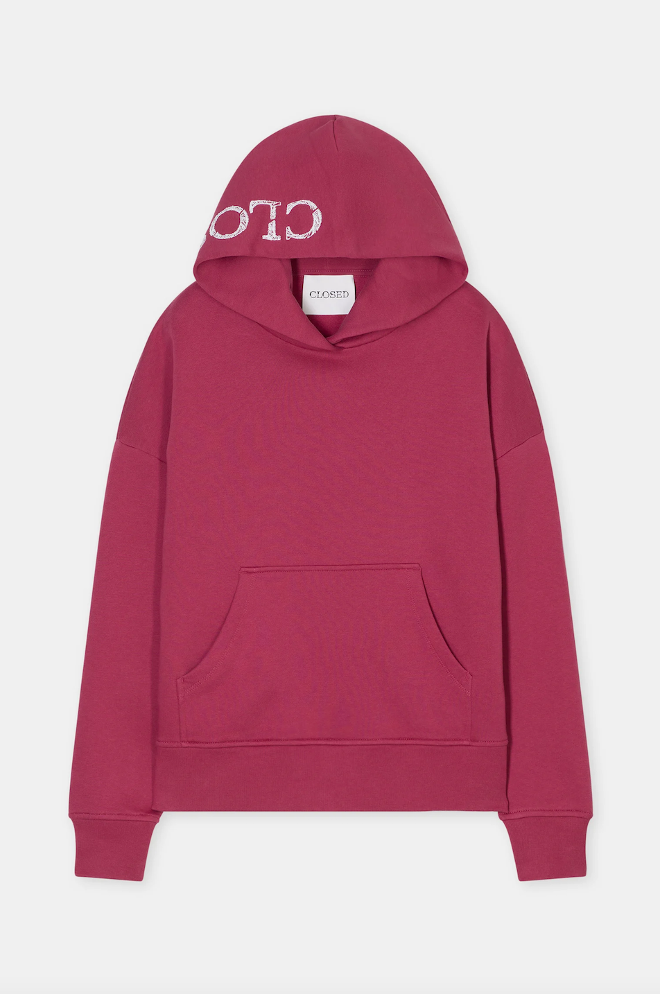 Closed Logo Hoodie Cherry red 