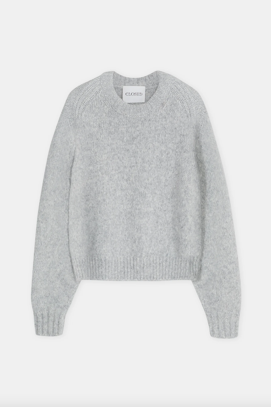Closed Crew neck long sleeve light grey melange 