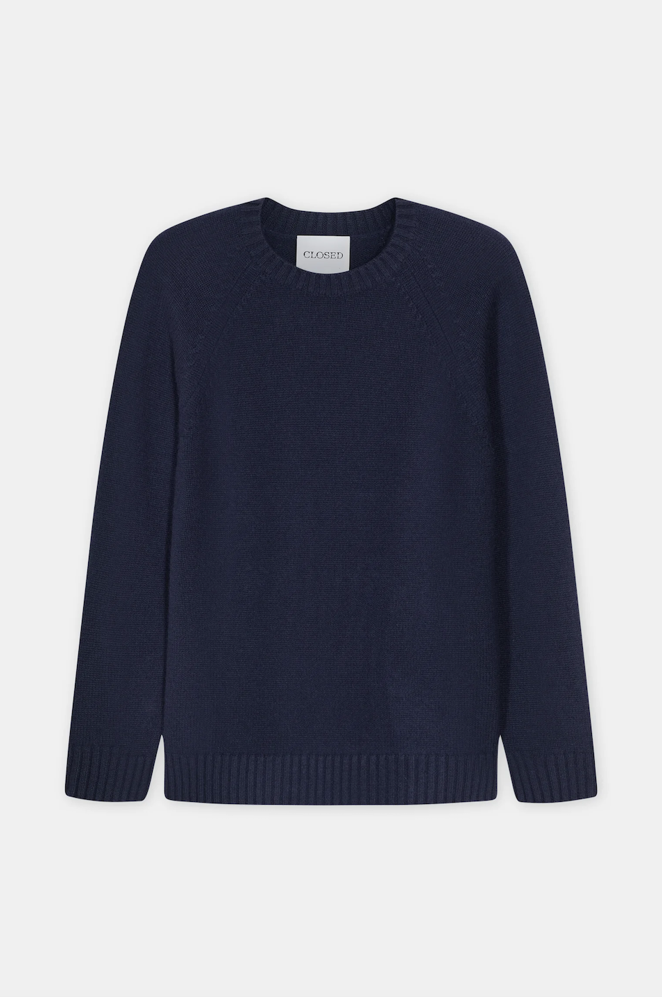 Closed Raglan jumper dark night 