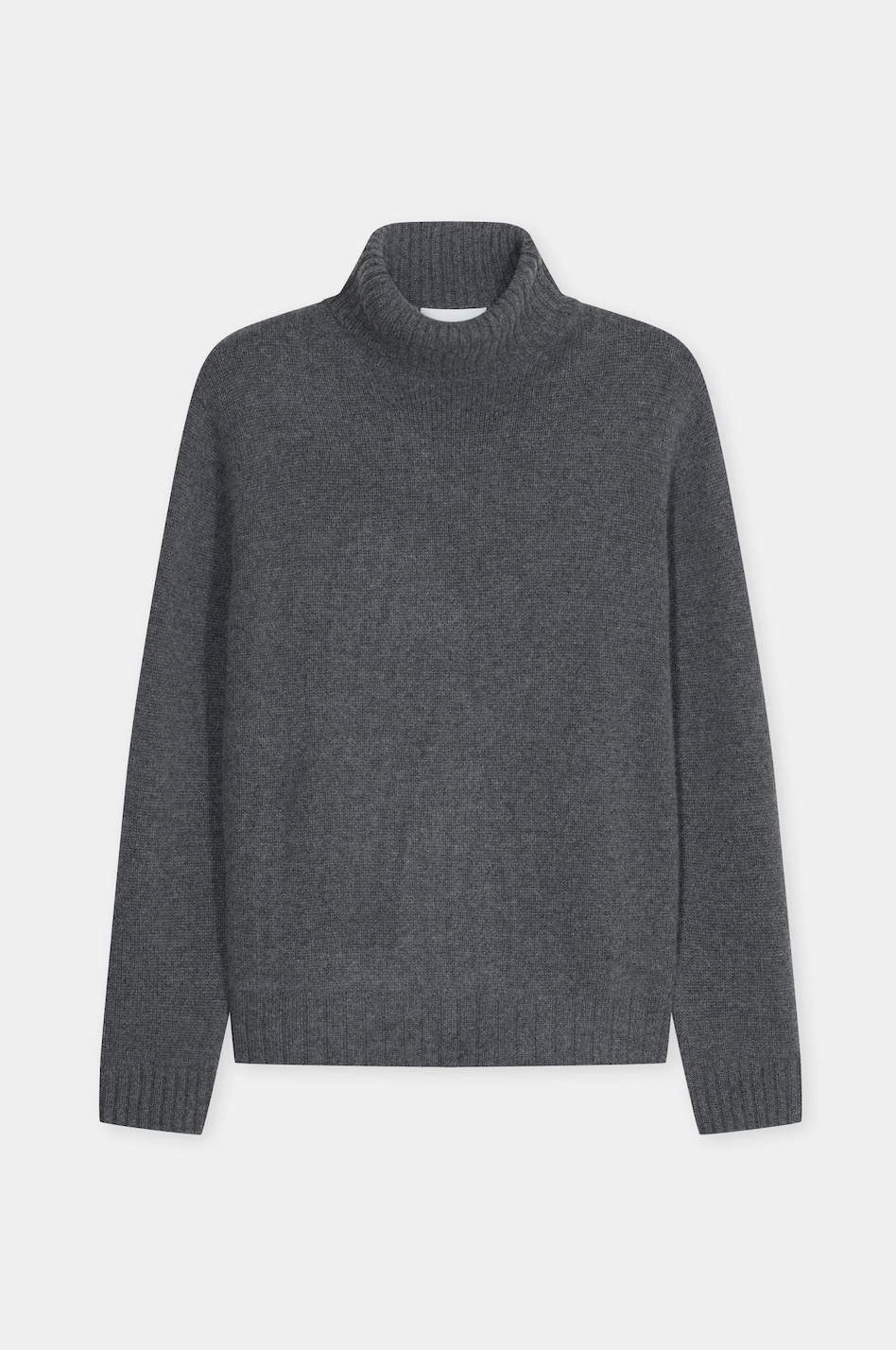 Closed Turtleneck jumper dark grey melange  