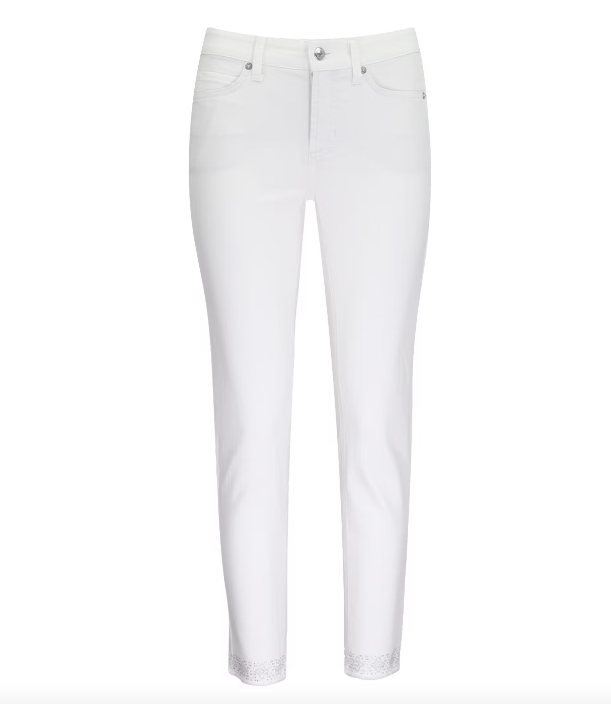 Cambio Piper Short Classy white en fringed 