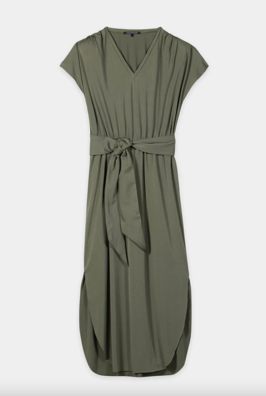 Luisa Cerano Jurk Khaki 
