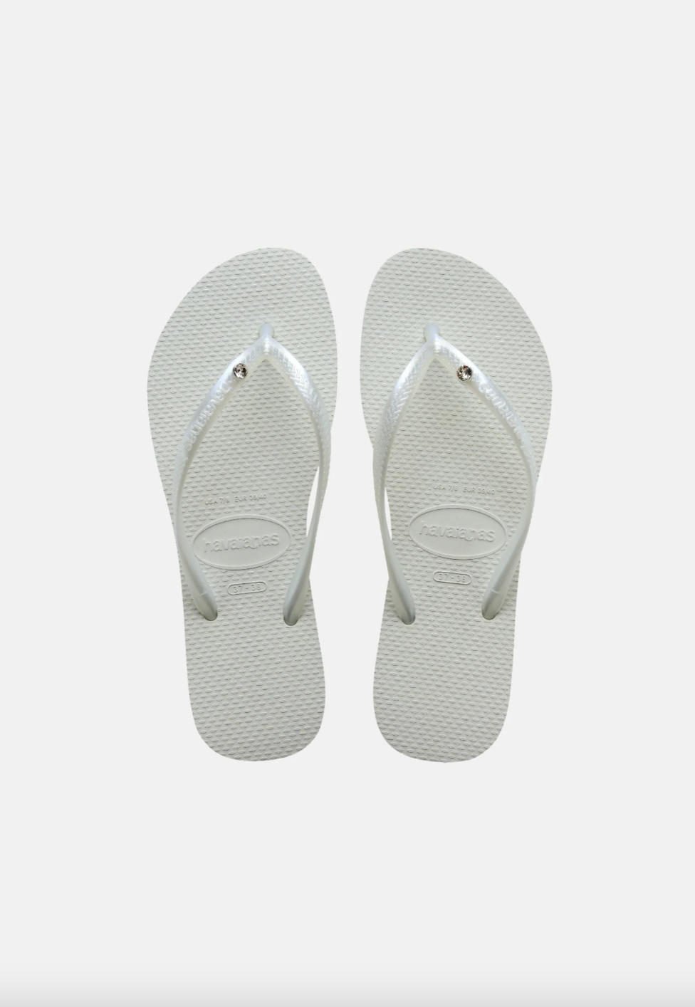 Havaianas Slim crystal White 