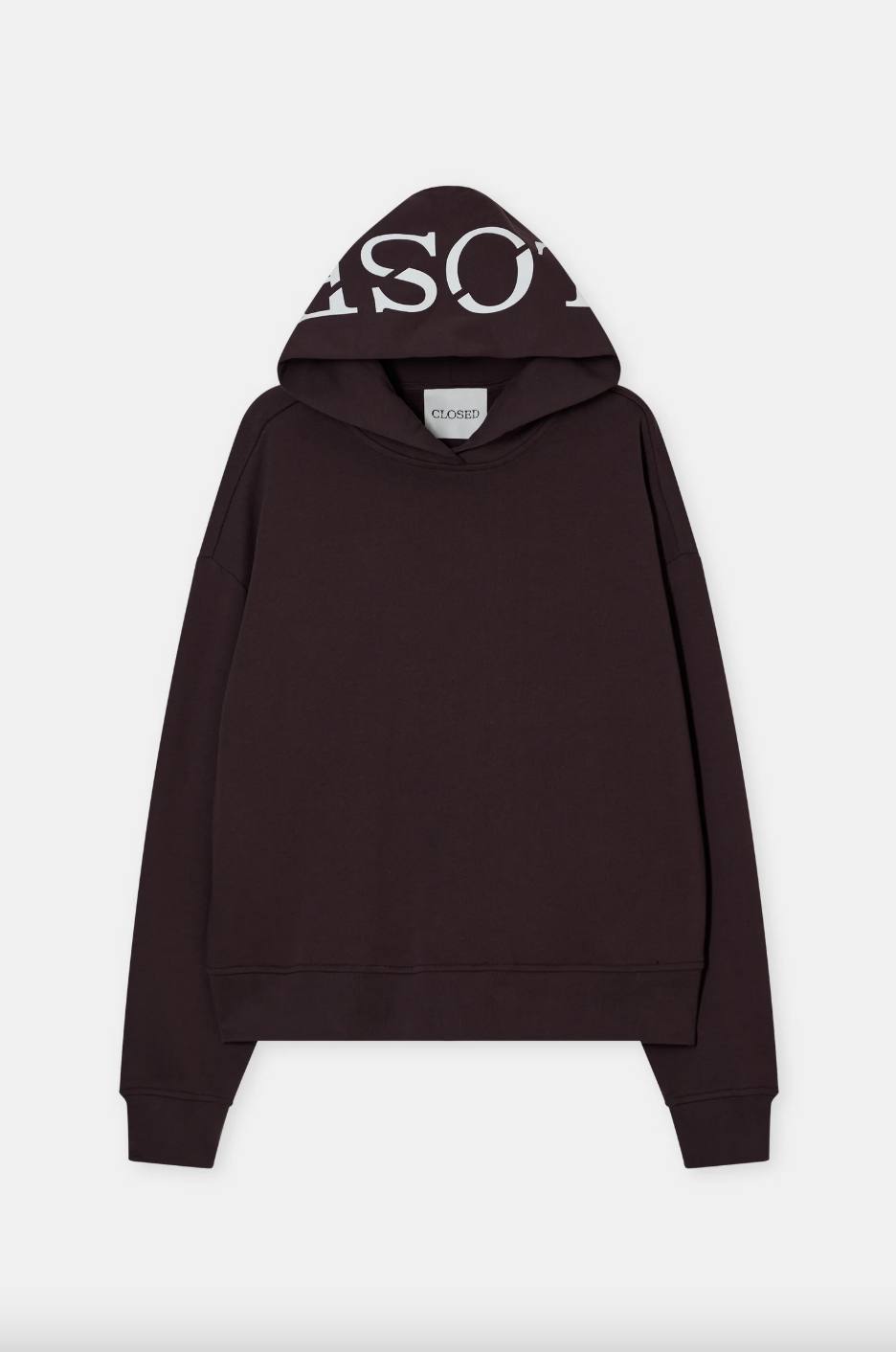 Closed Closed hoodie Mahagony brown 