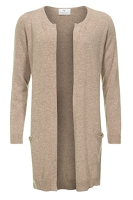 Resort Finest Nobile Cardigan With Pockets Taupe 