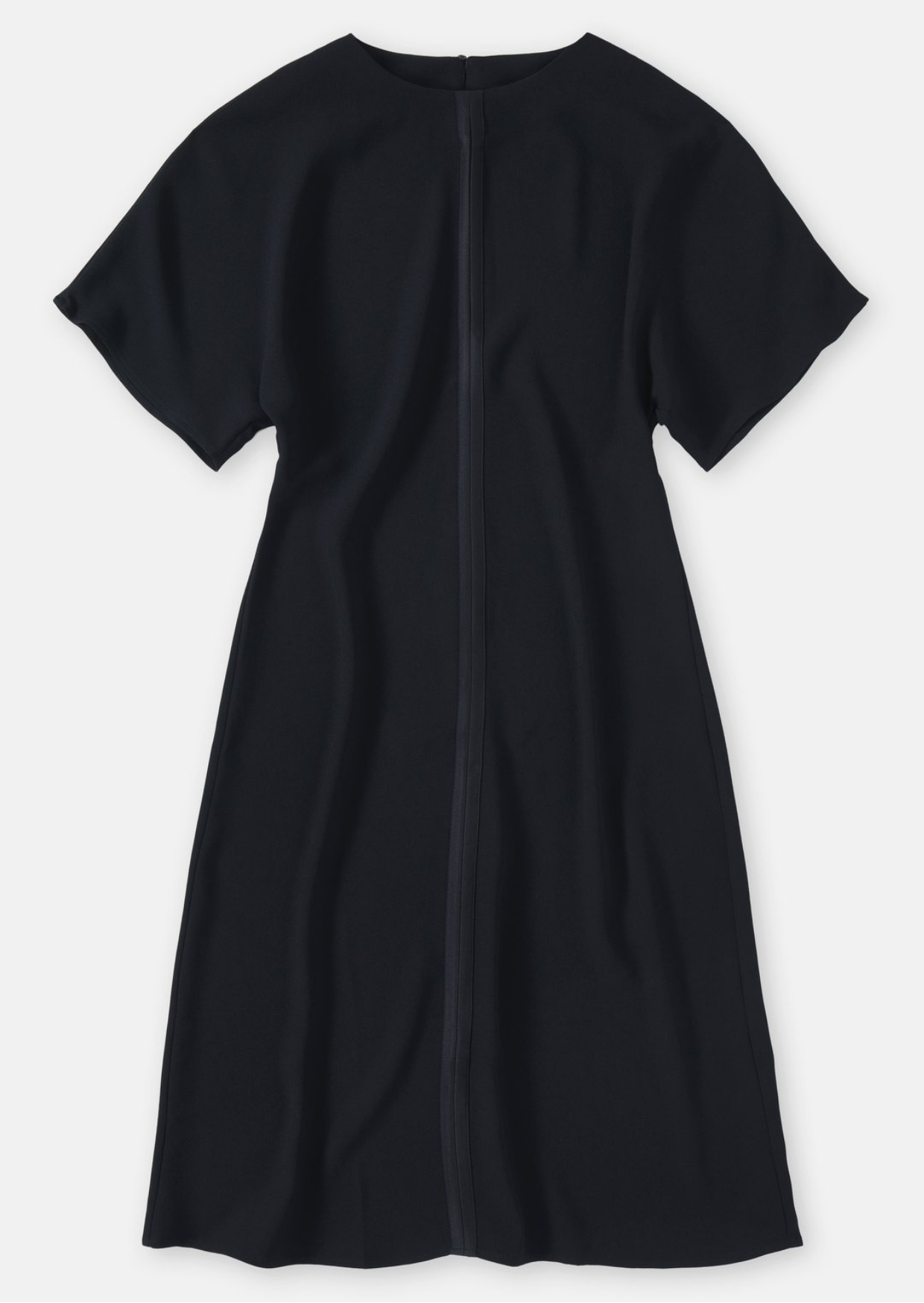 Closed Midi length sleeve dress black 