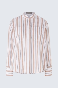Windsor popline blouse - bruin 