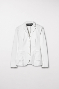 Luisa Cerano tapered cotton blazer - pure white