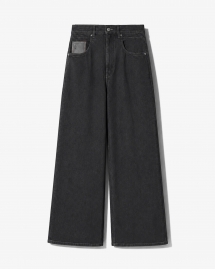 Janice Drew Jeans Barrel Zwart 