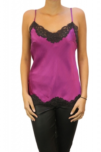 Gold Hawk Top Floral Cami Paars