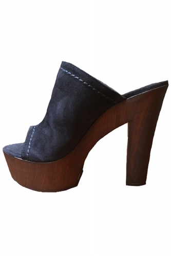 Dorothee Schumacher Hakken Suede Deluxe Mule - navy