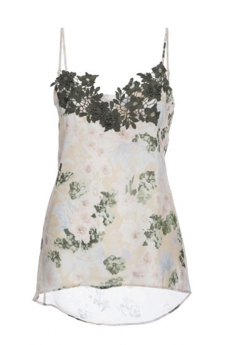 Gold Hawk Top Monet Floral Cami multicolour