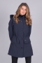 Woolrich W'S STRETCH PARKA HC donkerblauw 
