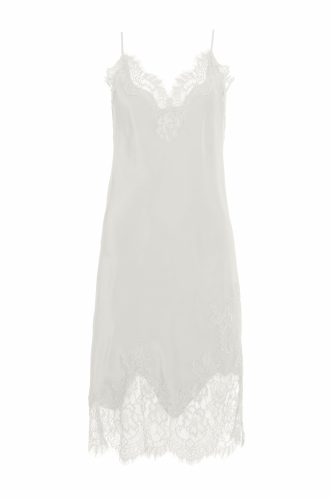 Gold Hawk grace slip on dress - dove