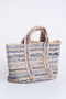 Bianca van Leur Shawls Jeans Recycle Beach Bag Small blauw 