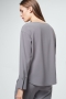Windsor crepe blouse - grey
