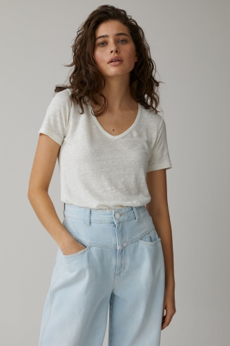 Closed pure lining t-shirt - ivory 