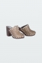 Dorothee Schumacher LUXURIOUS LIZARD clogs - cognac lizard 