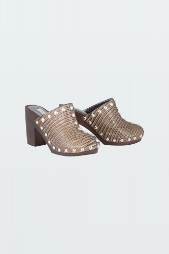 Dorothee Schumacher LUXURIOUS LIZARD clogs - cognac lizard 