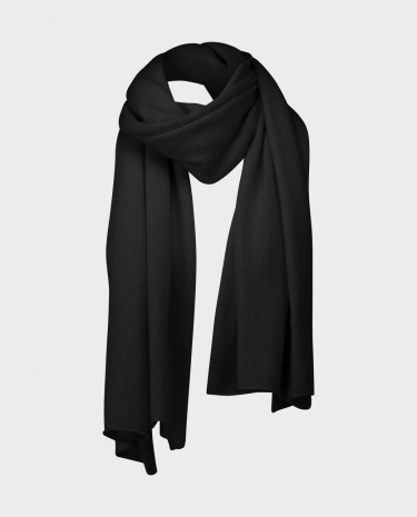 Allude 100% cashmere scarf - zwart 