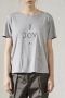 Luisa Cerano T-SHIRT MET PRINT light grey melange 