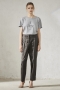 Luisa Cerano T-SHIRT MET PRINT light grey melange Bij Marja Lamme Fashion Amsterdam